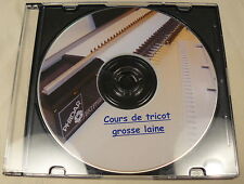 COURS DE TRICOT SUR DVD POUR MACHINES à TRICOTER GROSSE LAINE TYPE BIG'PHIL
