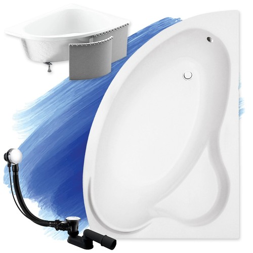 Baignoire bain angle - d'angle, 140x90