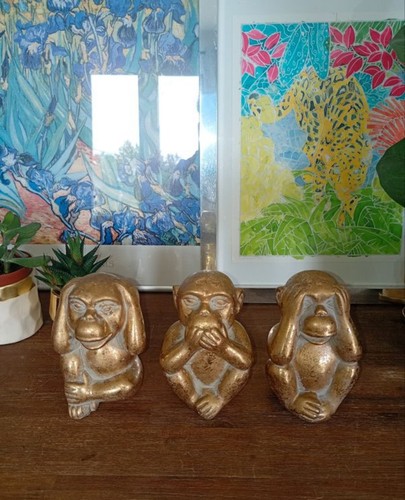 Lot singes la sagesse - singes, de