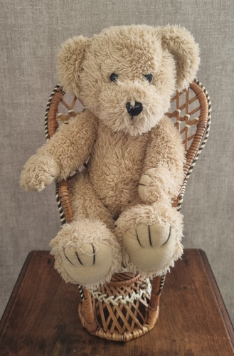 Chaise poupée rotin - , style