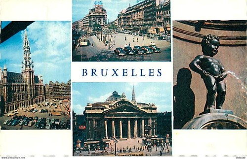 Carte postale belgique - carte,