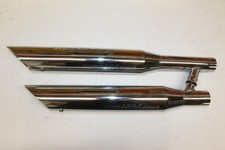 Harley-Davidson Fat Boy Deuce Softail Screamin Eagle II Slash Cut Mufflers