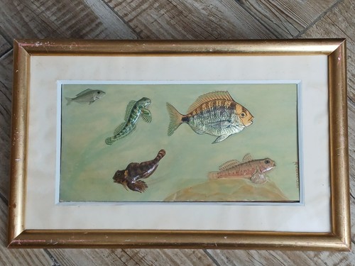 Ancien tableau peinture sur