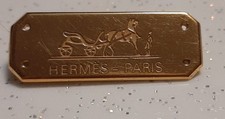 Broche plaque Hermès Paris