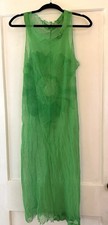 Rundholz Green Mesh Tank Dress