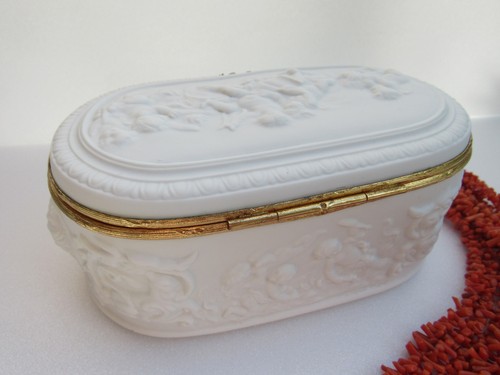 Boite biscuit porcelaine de - porcelaine,