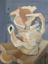 Belle Peinture Cubiste Huile