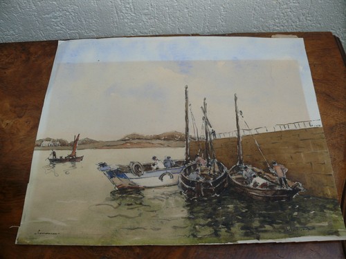 Aquarelle sur papier signée