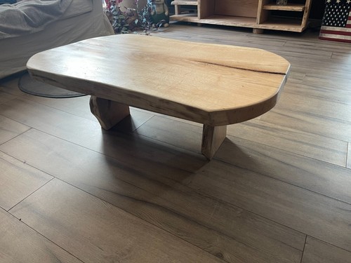 Table basse bois massif - table,
