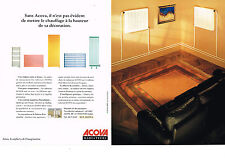 ADVERTISING 2005 ACOVA radiators (2 pages)