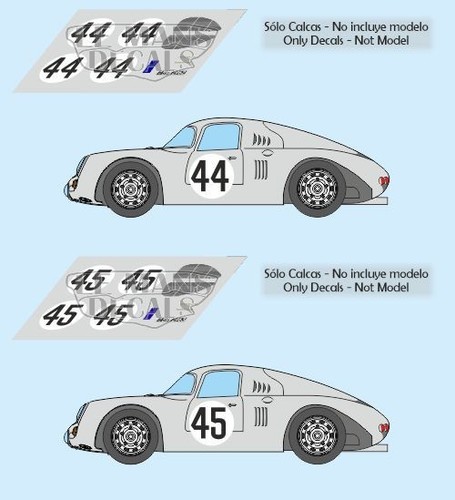 Décal porsche 550 - 550, le