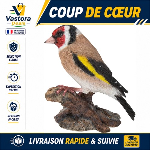Statuette oiseau chardonneret