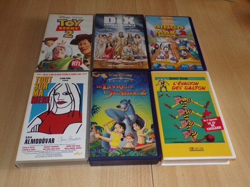 Lot cassettes vhs - cassettes,