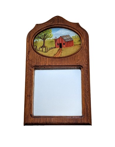 Vintage 80s belart trumeau - vintage, oak