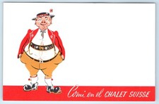 Restaurant Chalet Suisse - Nicolas de Pierola 560 - Lima PERU ad Postcard