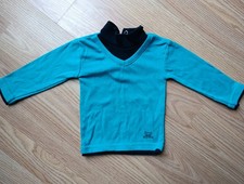 T-shirt manches longue bleu