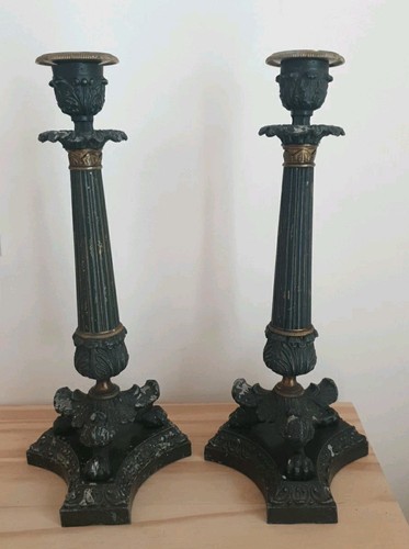 Paire bougeoirs chandelier - bougeoirs,