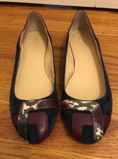 CALVIN KLEIN Snake Print Suede