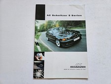 BMW AC SCHNITZER 5 SERIES E39 SALES BROCHURE 2000 2001