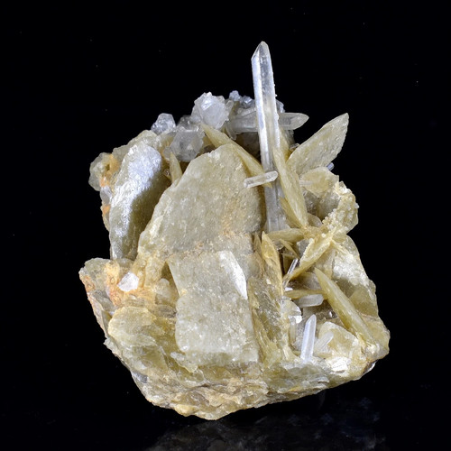 Quartz sidérite - et,