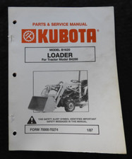 KUBOTA 4200 B4200 TRACTEUR "B1620 CHARGEUR" PIÈCES & MANUEL DE SERVICE