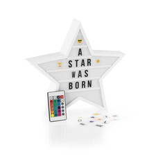 EASYmaxx Boîte À Lumière LED Étoile Boîte À Lettres Émojis Lightbox Letterbox