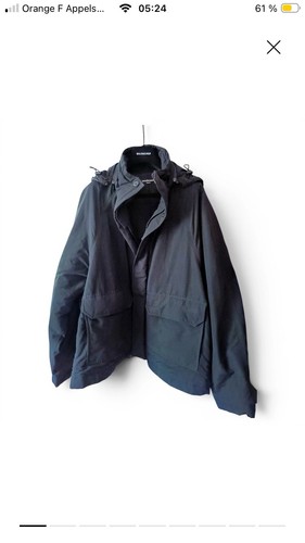 Balenciaga veste parka kick - balenciaga,