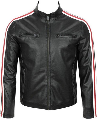 Veste cuir agneau - en,