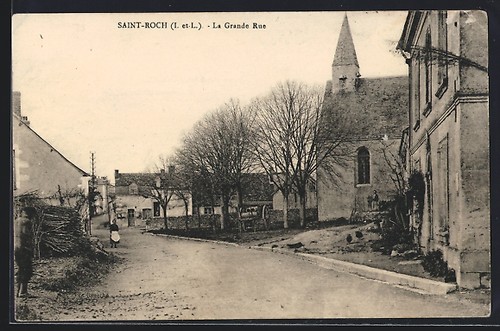 Cpa saint roch - saint-roch, la