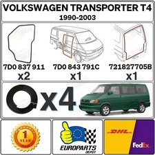 1990-2003 VOLKSWAGEN TRANSPORTER 4 KIT DE JOINTS PORTES AVANT COULISSANT ARRIÈRE