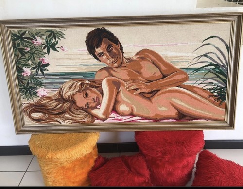 Tapisserie canevas sexy - tapisserie,