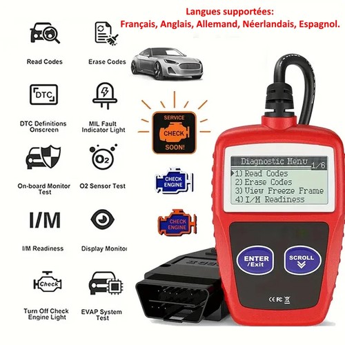 Diag auto voiture obd2 outil - voiture,