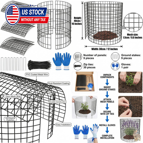 Plant protectors metal mesh - plant,