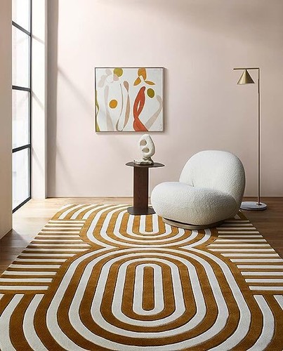 Tapis moderne pure laine - moderne,