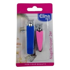 2 Coupe-Ongle Colorés Bleu