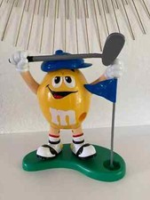3 ⚜ advertising dispenser candy M&M'S golfer yellow color height 27 cm