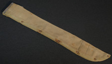 WW2 US Army Machete Scabbard Sheath 'GEIB Inc. 1942' Ealy War Khaki 3 x 18 3/4