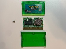 Pokemon Emerald AUTHENTIC - Battery SOCKET, New Label, all Events, Shiny & More