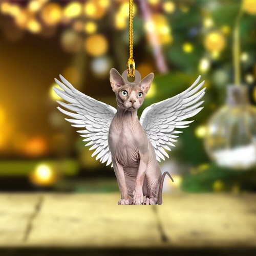 Sphynx cat angel wings - cat,