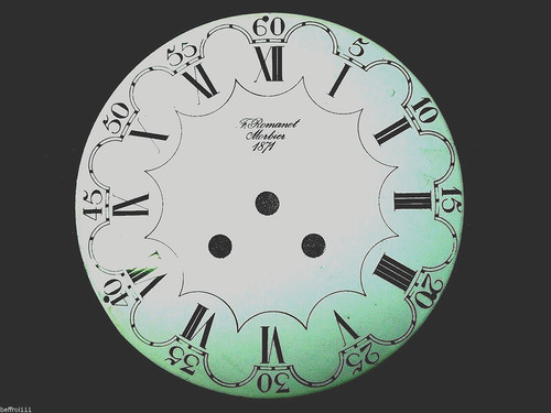 Cadran horloge dial clock