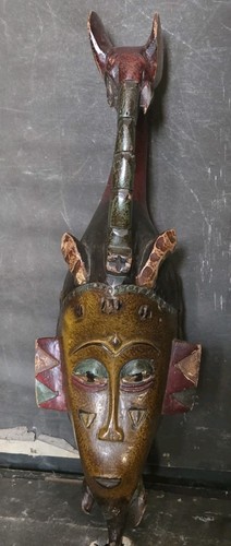 Masque africain bois style - africain,