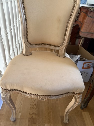 Paire chaises louis xv - chaises,