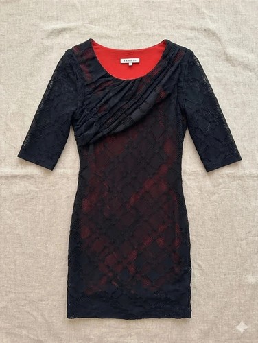 Vintage robe dentelle soie - vintage, et
