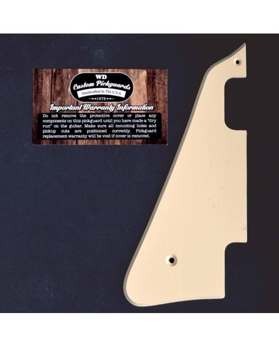 Pickguard gaucher crême pour - pickguard,