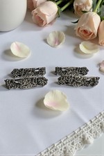 Porte-couverts anciens en métal argenté