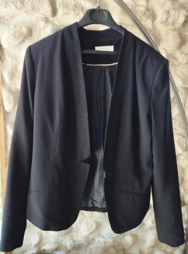 Veste blazer noir cache - veste,