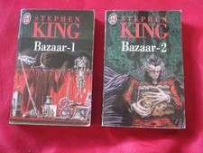 BAZAAR  et   CARRIE : STEPHEN KING - J'AI LU 1991,  Lot 3  livres de poche