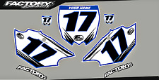 Yamaha TTR 110 Pre Printed Number plate Backgrounds Accel SERIES 