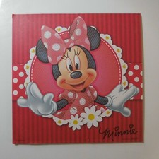 Disney MINNIE Square Cartoon Movie Character Vintage Kids Decor N5420