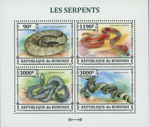 Snakes stamp diadophis - snakes,